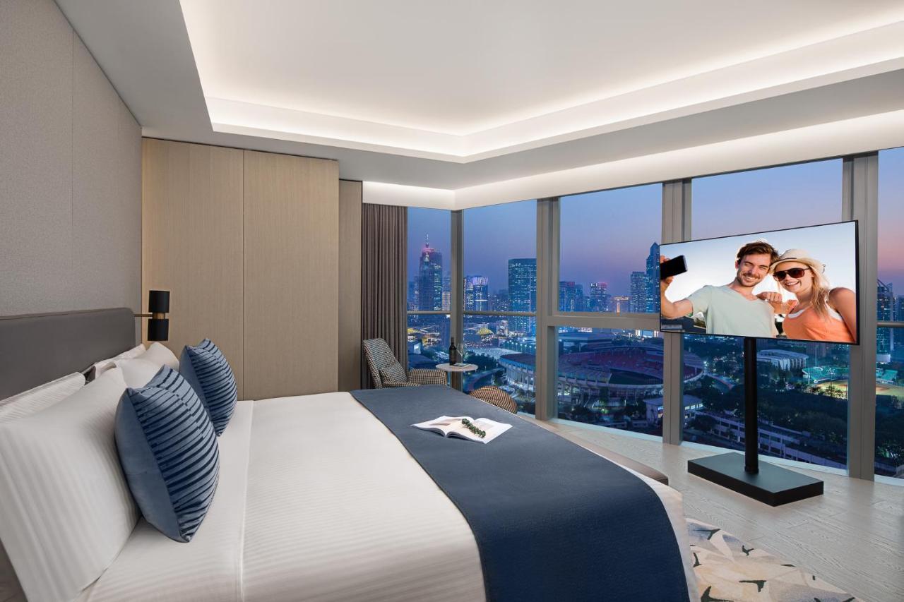 Apartamento Ascott Icc Cantón Exterior foto